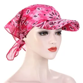 Casquette Foulard Chimio Rose Bohème