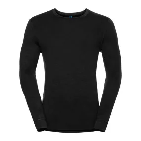 T Shirt ML Natural 100 % Merino Warm Noir