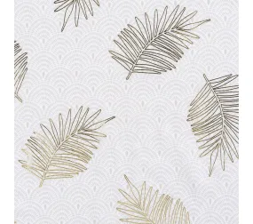 Voilage à Oeillets 140x240 Sable Métallisé Sunny Gold